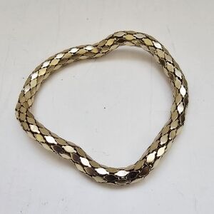 Gold Braided Flex Stretch Bracelet